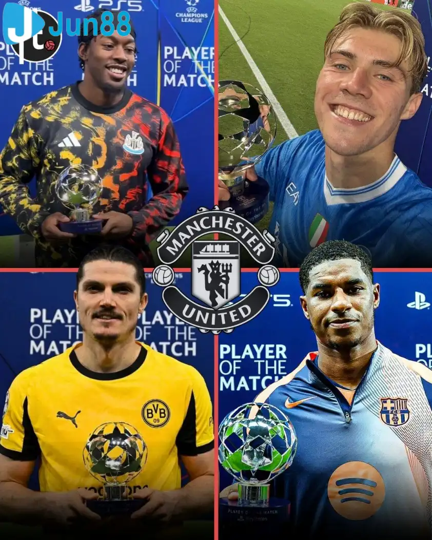 Một loạt cựu cầu thủ MU thi nhau toả sáng ở Champions League. (Ảnh: Football tweet)